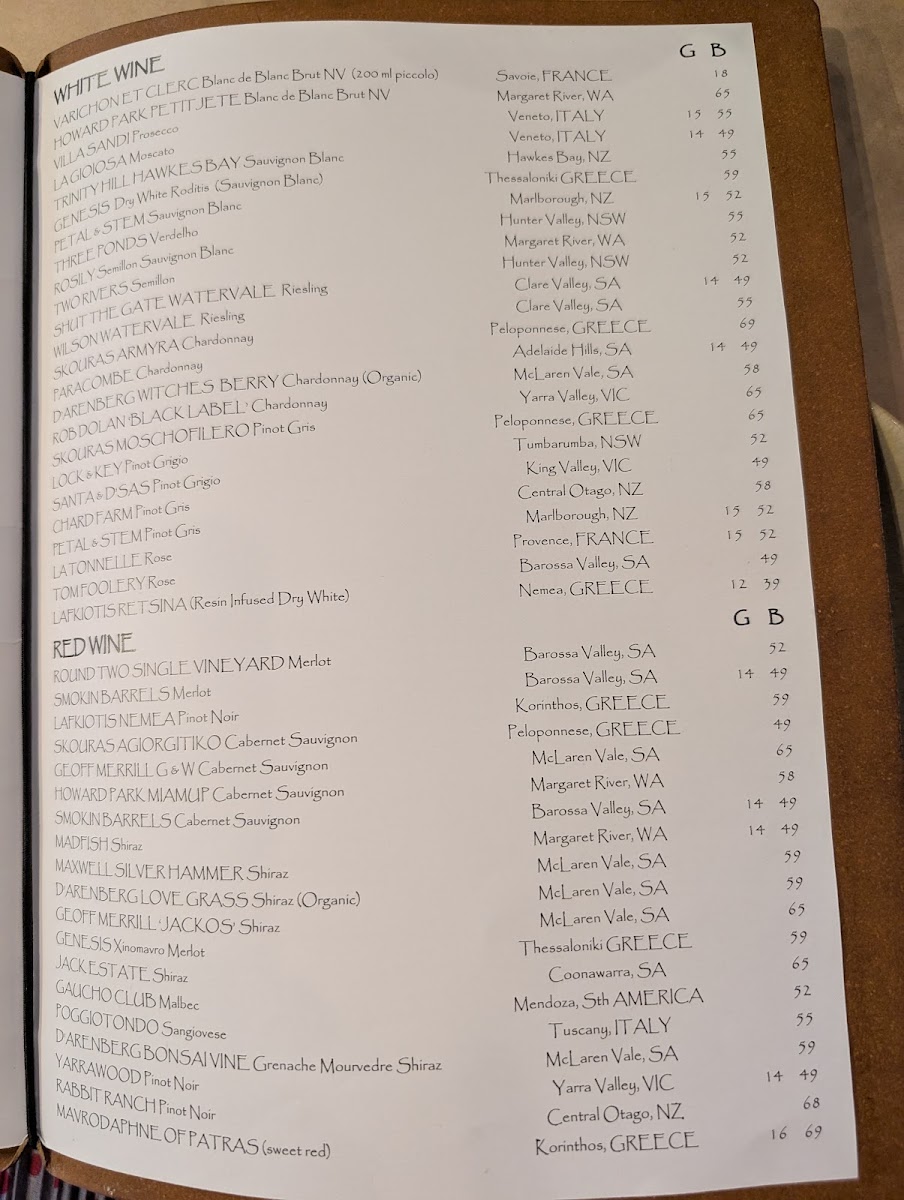 Menu Kouzina Greco-1